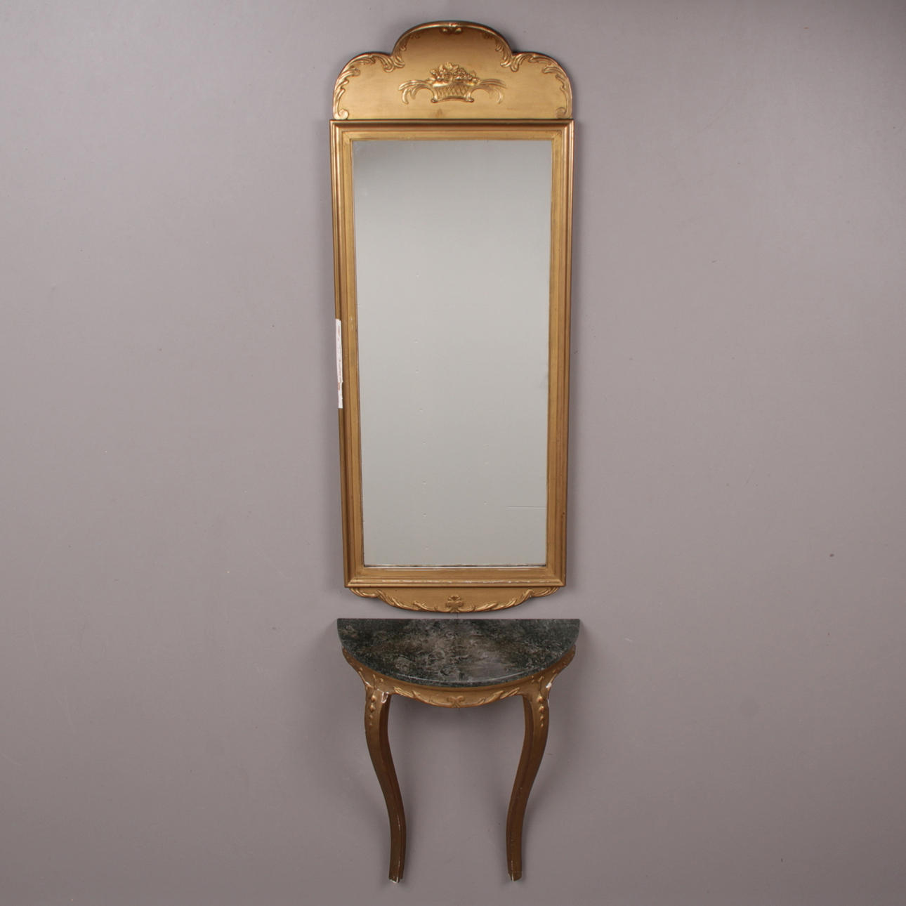 SPEGEL med KONSOLBORD, 1900-talets mitt.