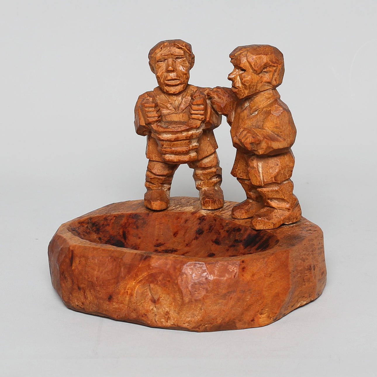 SCULPTURE, wood, signed J.Koskela.