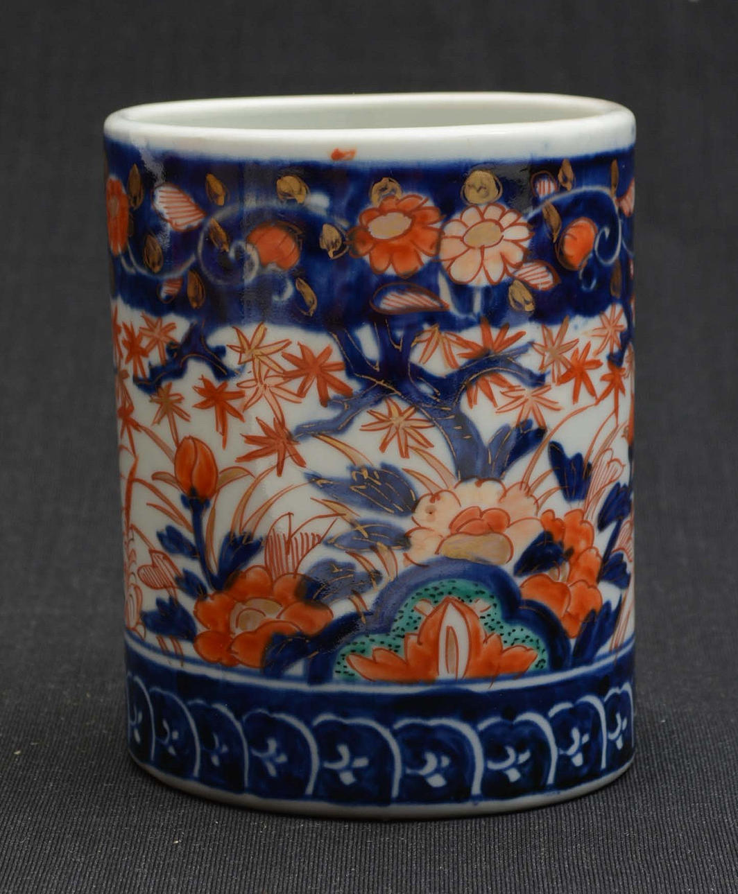 Bürste Bürste. Bürstentopf. Imari.