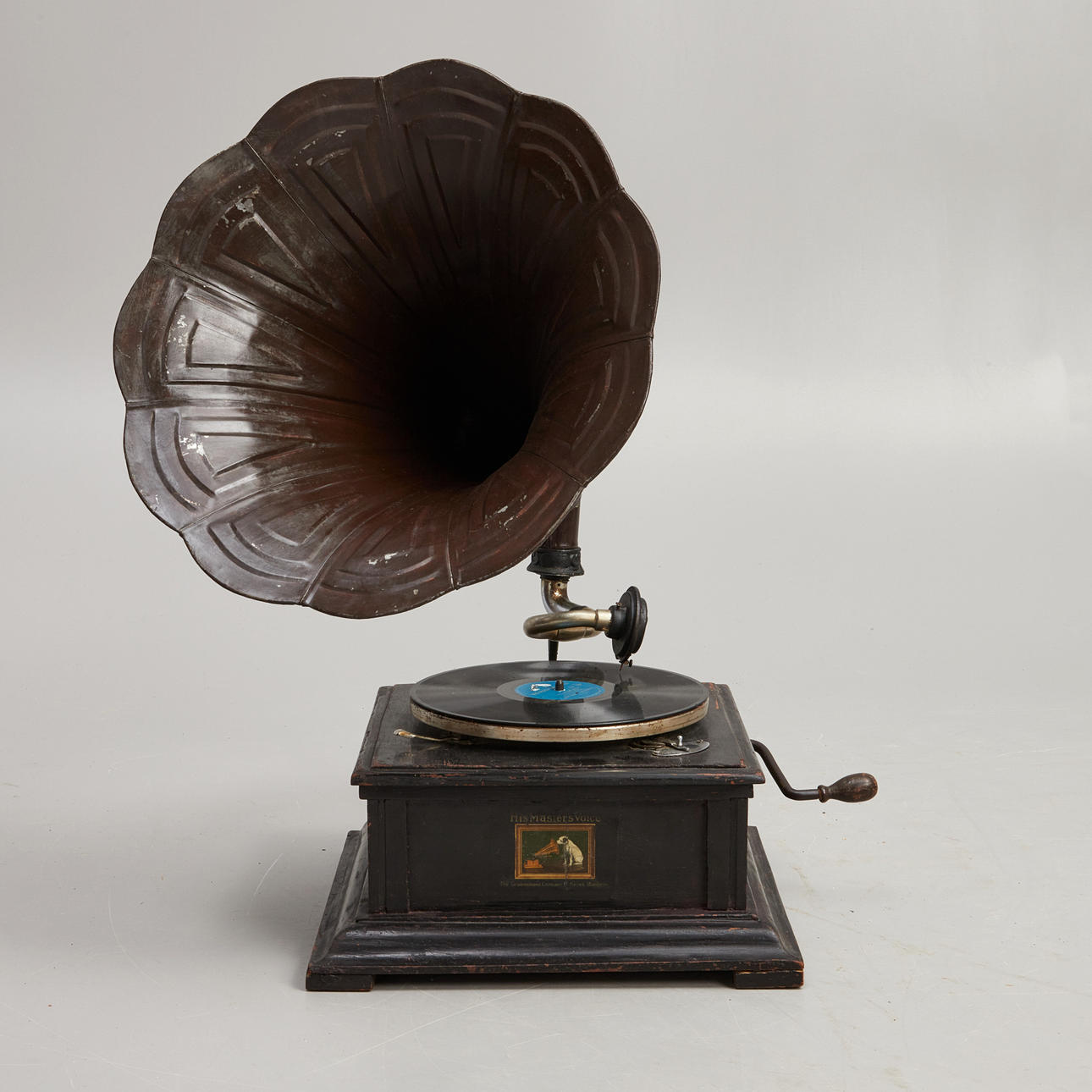 FUNNEL GRAMOPHONE, His Master's Voice, REPLICA.