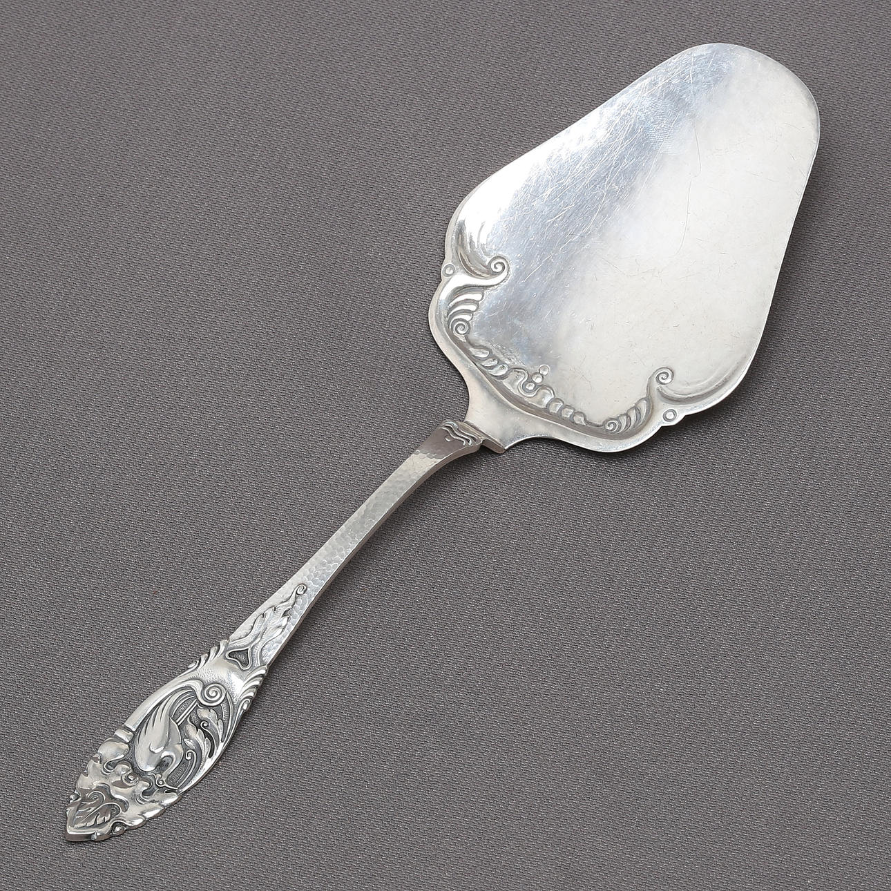 CAKE SPADE, silver, Emil Andersen, Norway, 1900s.