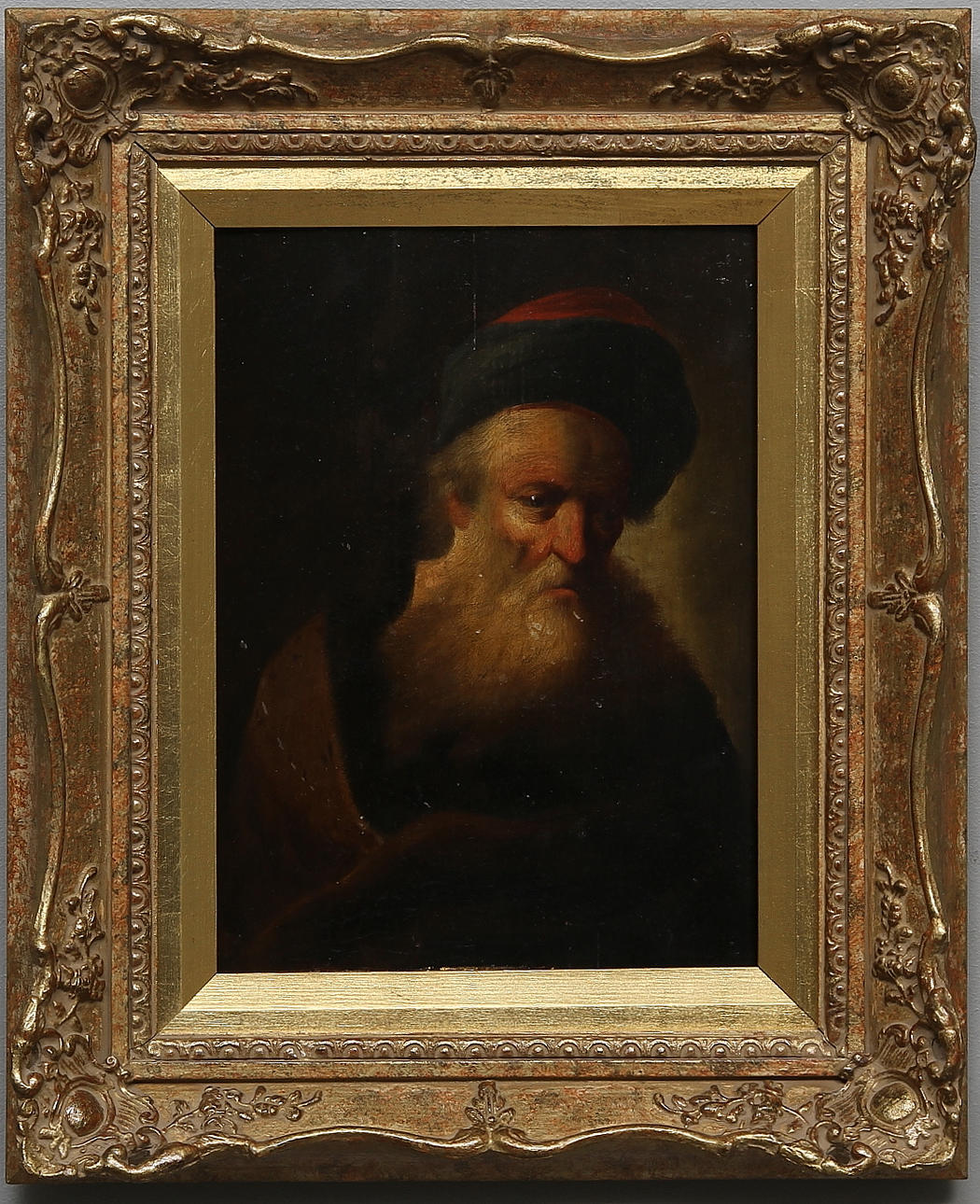 OIDENTIFIERAD KONSTNÄR. Olja på pannå, 1800-tal.