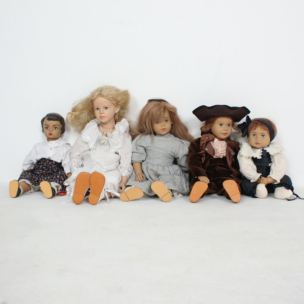 SIGIKID, Puppen, 5 Stück.