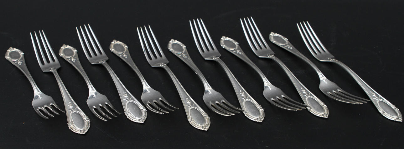 GAFFLAR, 12 st, silver.