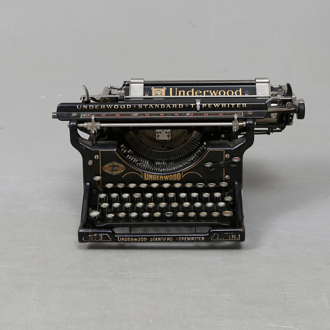 TYPEWRITER, Underwood standard typewriter No 3, first half of the 20th century.