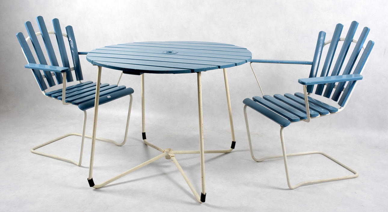 TRÄDGÅRDSMÖBEL, 3 delar, Grythyttanmodell.