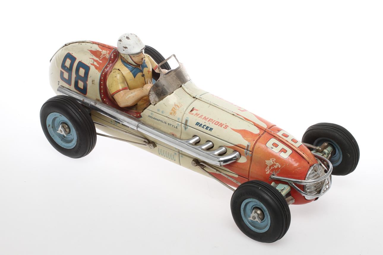 PLÅTBIL CHAMPION'S RACER TOY CAR 98, Yonezawa Japan.