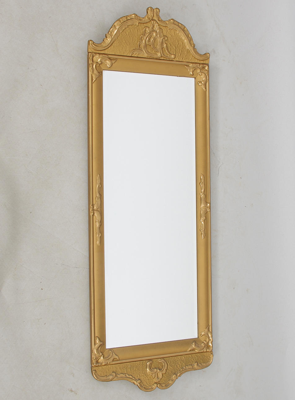 SPEGEL, bronserad, rokokostil.