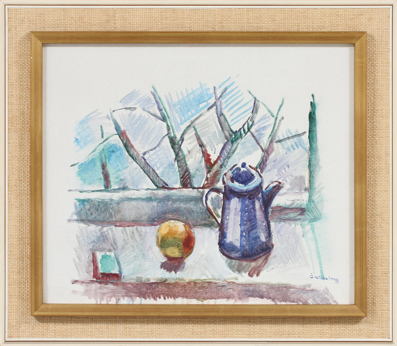 ÅKE WINNBERG. Stilleben, olja på duk, sign.