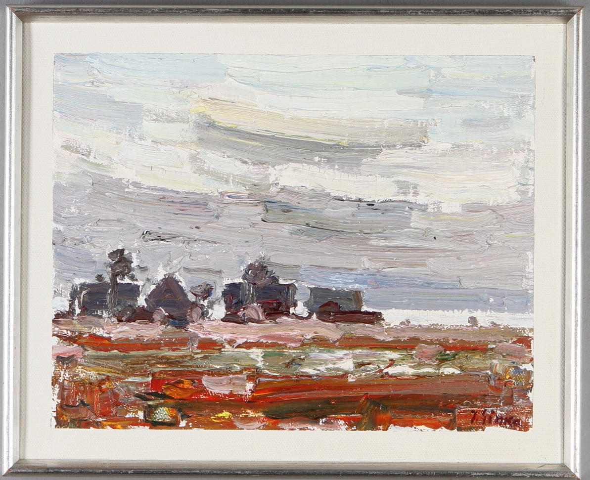 IMANTS SINKA. Vid havet, Åland, olja på duk, signerad.