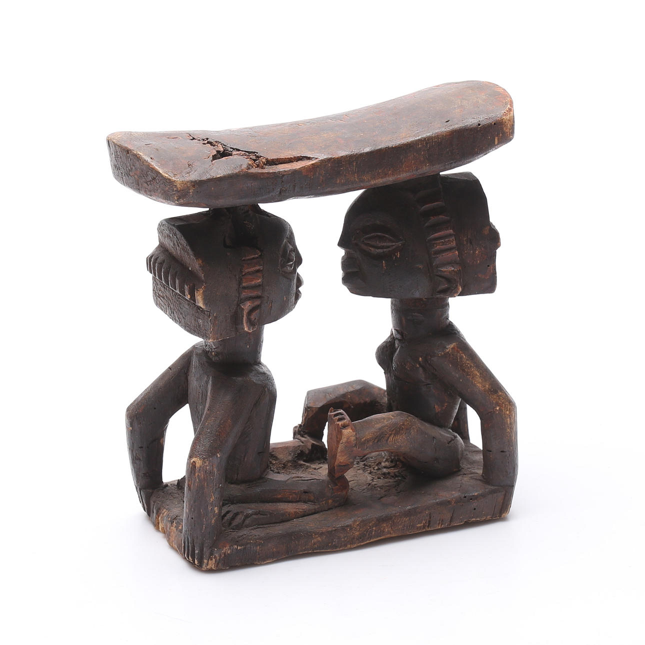 KOPFSTÜTZE/KISSEN, Holz, Afrika.