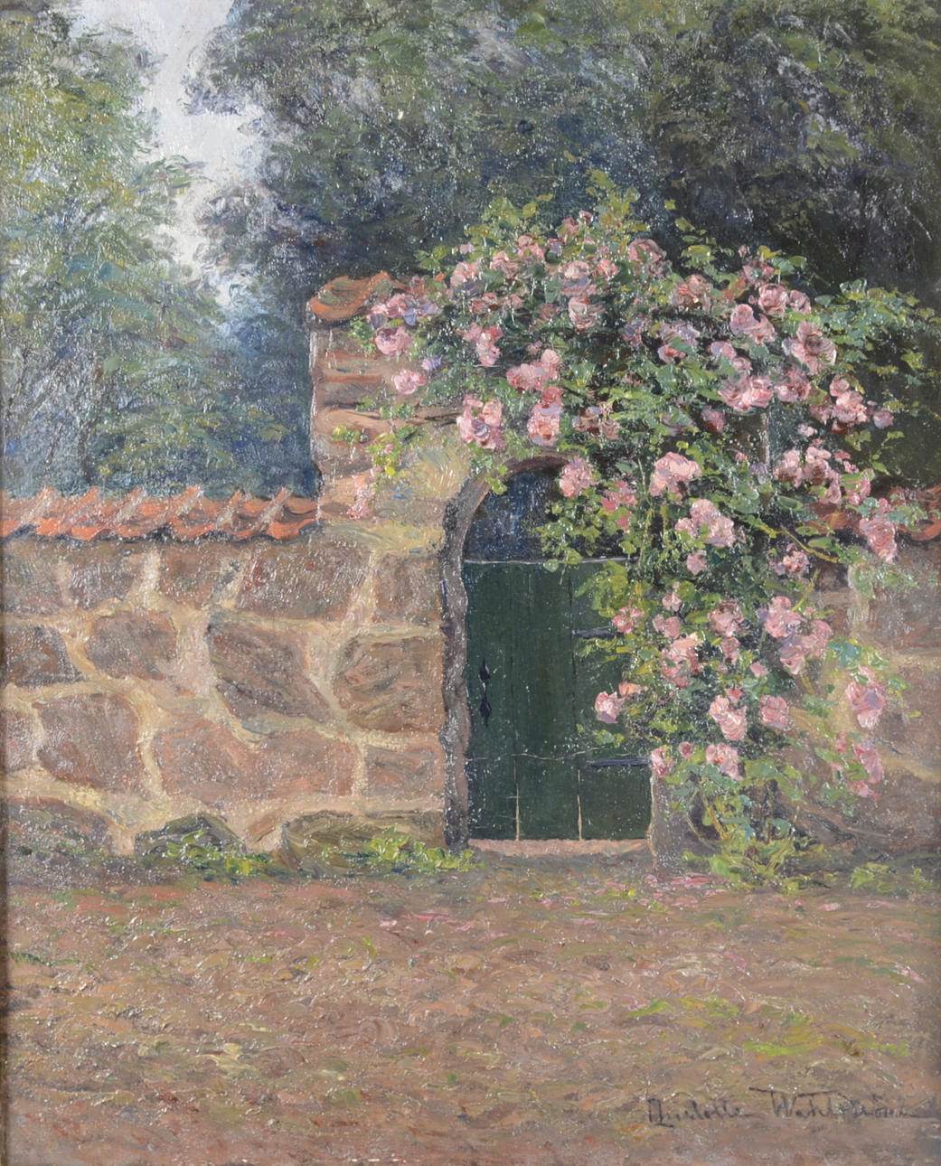 CHARLOTTE WAHLSTRÖM. Olja på duk.