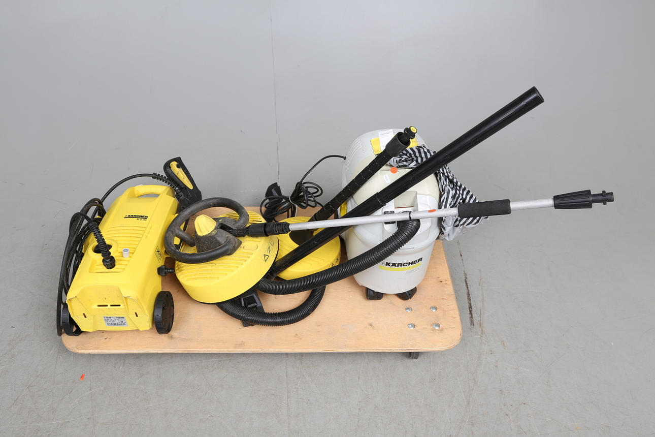 TVÄTT samt DAMMSUGARE, Kärcher.