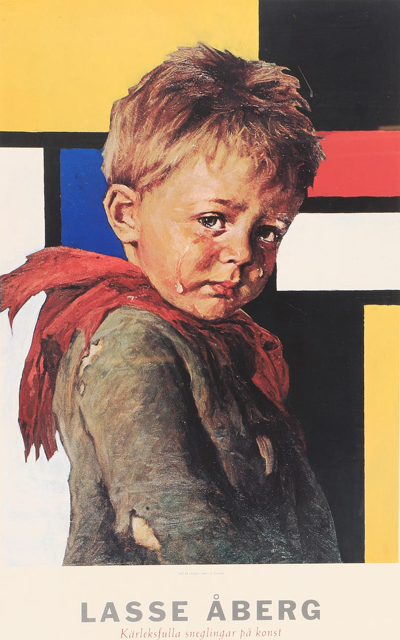 LASSE ÅBERG. Galleriaffisch, Hylteberg.