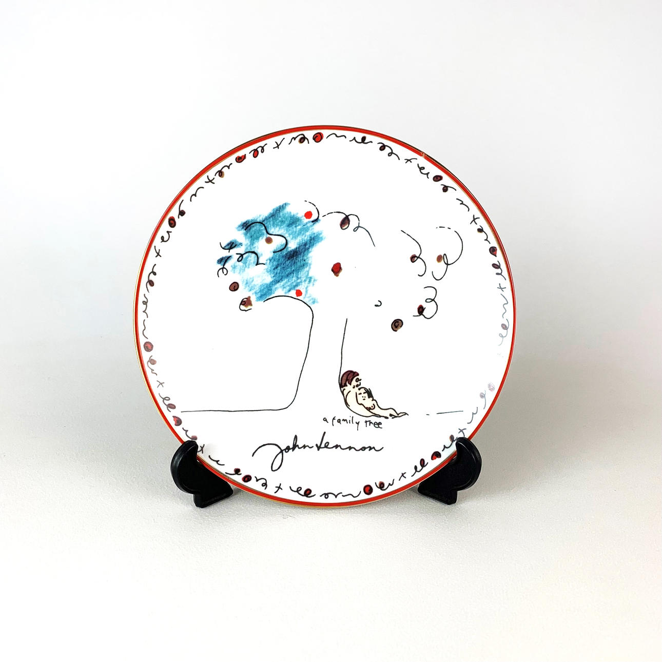 JOHN LENNON. FAMILIETRÆ SAMLER PLADEN.