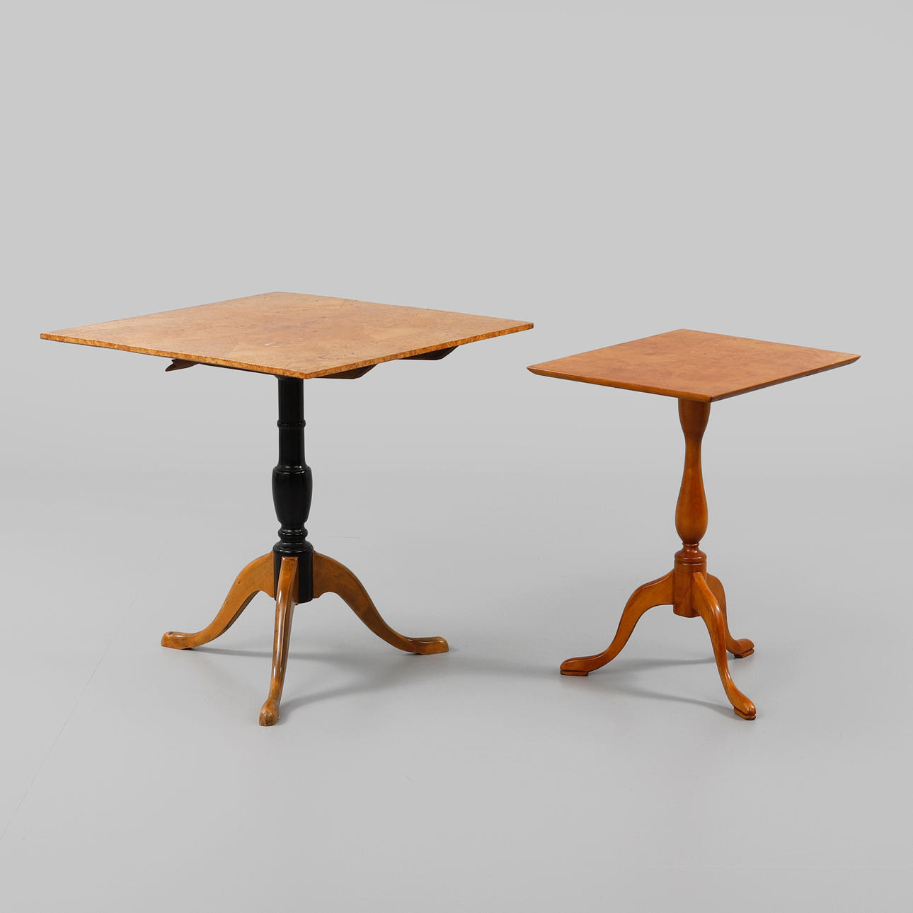 FÄLLBORD, 2 stycken, 1800- och 1900-tal.