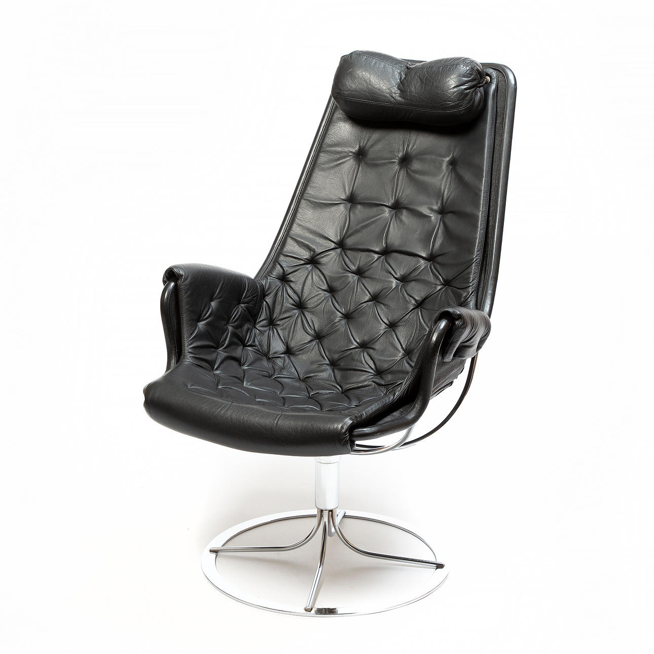 BRUNO MATHSSON. fåtölj, "Jetson". Dakota läder.