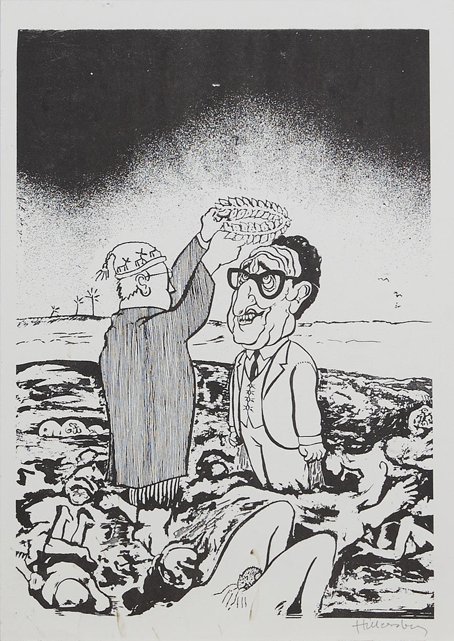 LARS  HILLERSBERG. The devil, risography, 1970s.