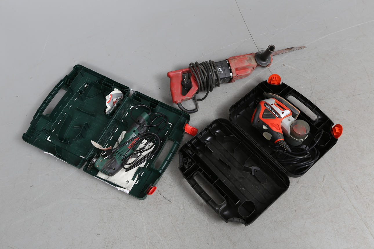 HANDVERKTYG, 3 delar, 1900/2000-tal.