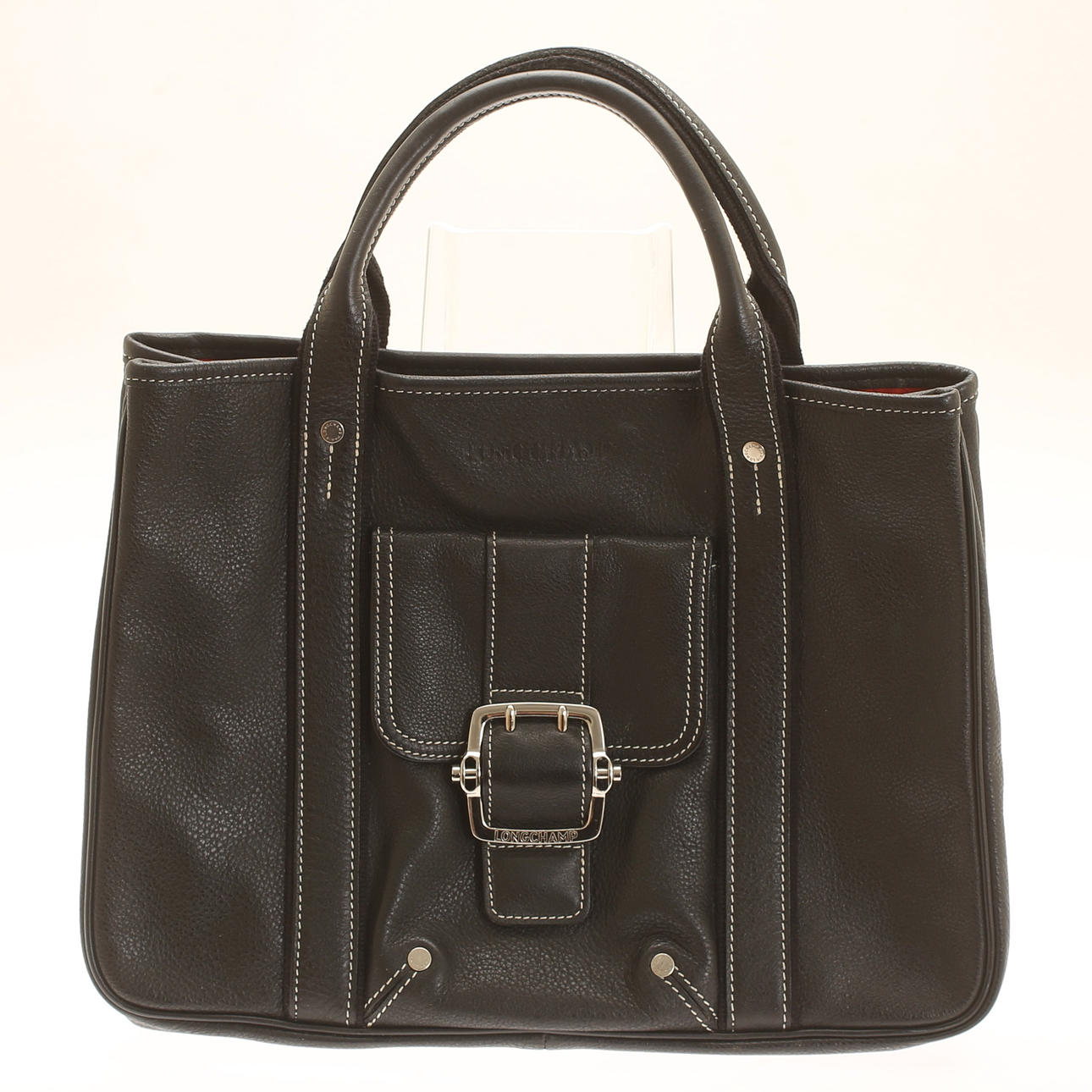 BAG, Longchamp, leather.