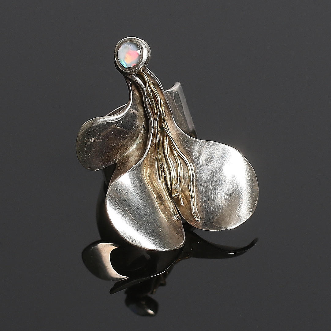 RING, silver, Malin Gunnarsson. 1981.