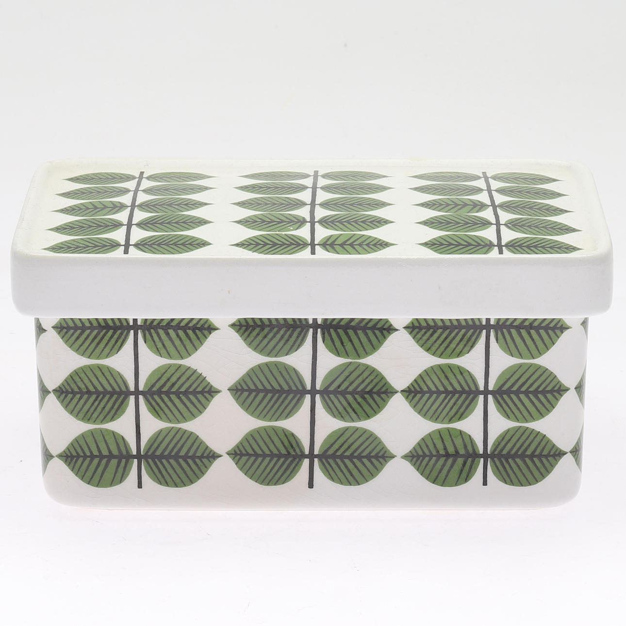 STIG LINDBERG. Butterdose mit Deckel"Berså", Gustavsberg.