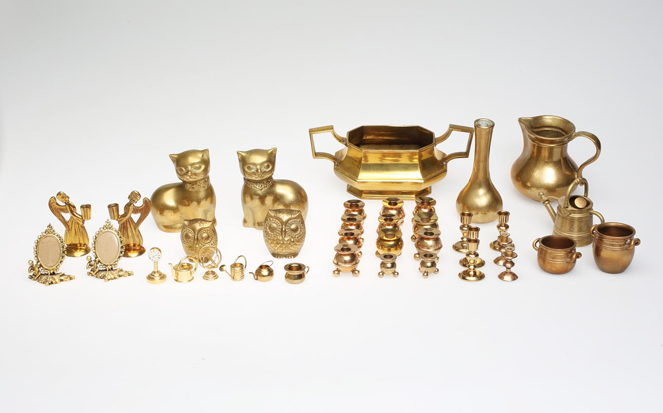 MÄSSINGSFÖREMÅL, 1900-tal.