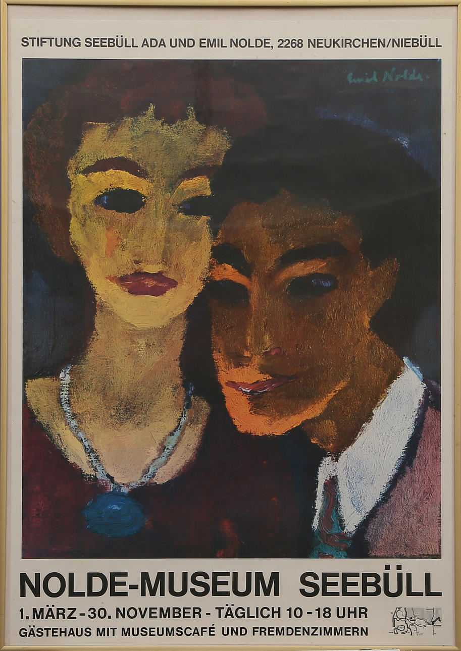 POSTER, Emil Nolde, 1900s.