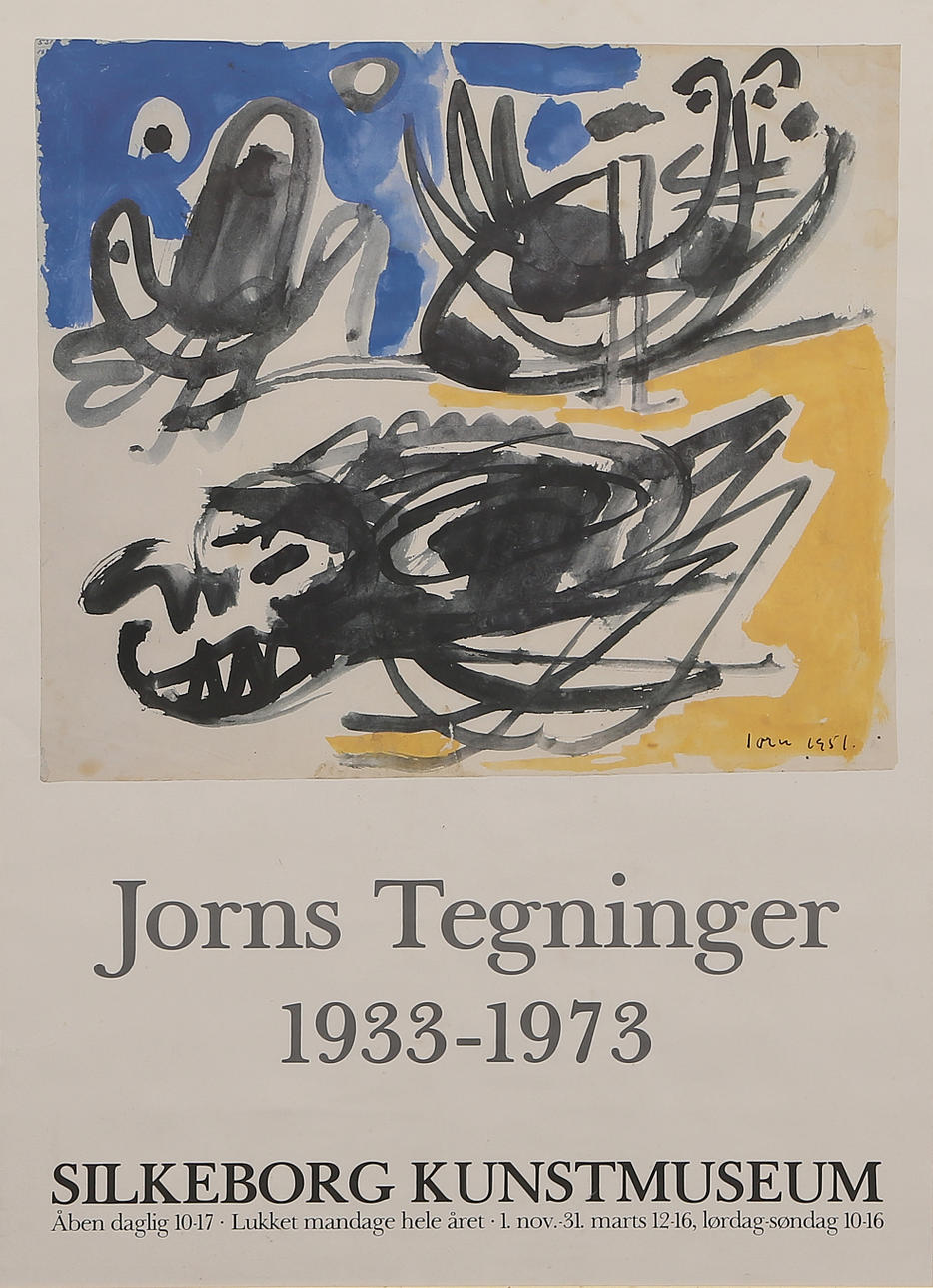 PLAKAT, Asger Jorn, 1900-tallet.