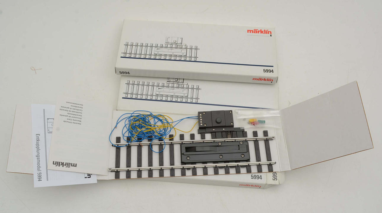 Märklin. H1. Bilafbryder, 3 stk. 5994.