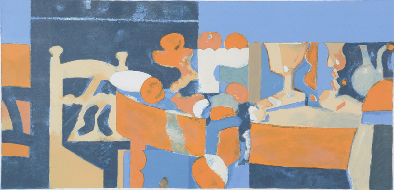 OLLE NYMAN. Färglitografi.