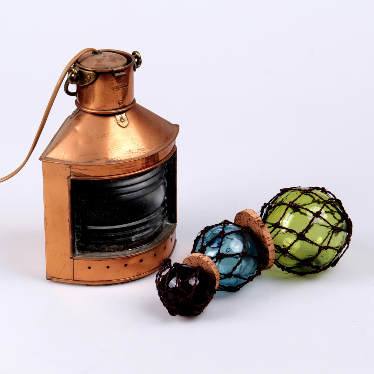 LANTERNA, elektrifierad, C.M Hammar, Göteborg, samt glasflöten.