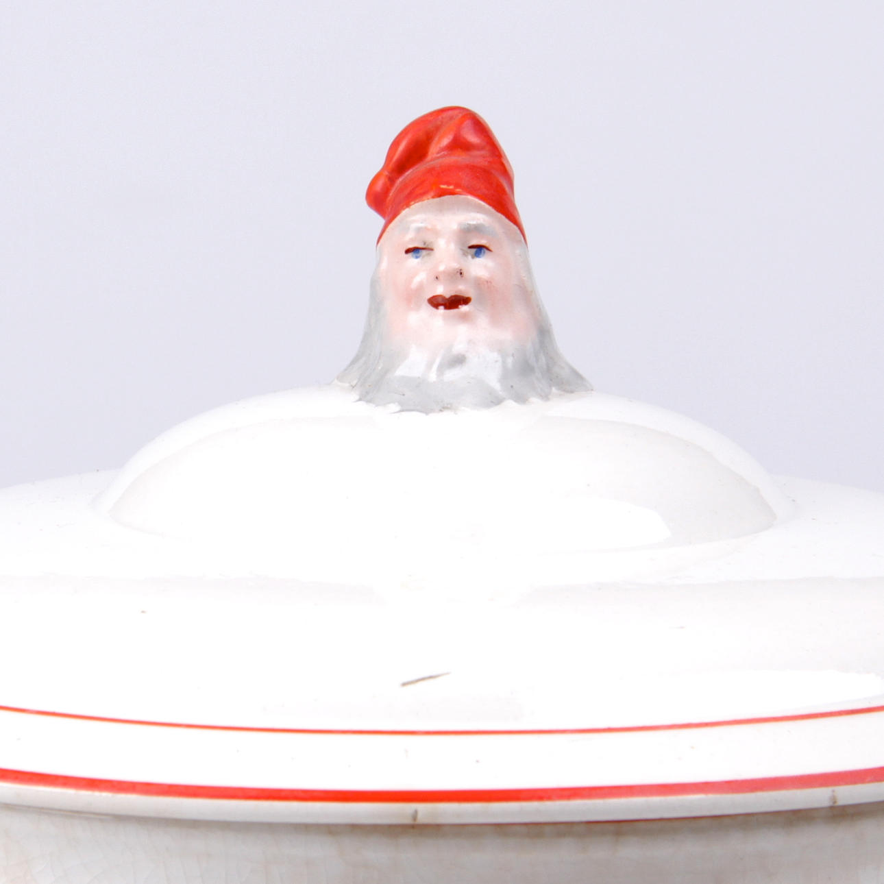 GRÖTSKÅL, porslin, dekor av tomtar, Göteborg.