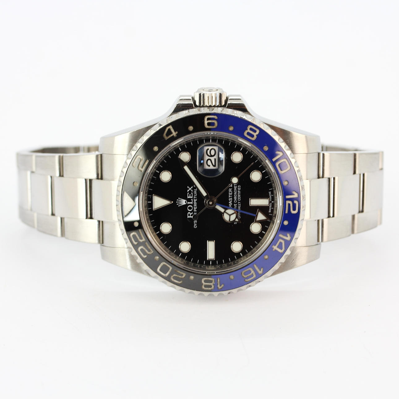 GMT MASTER II STÅL AUTOMATISK KRONOMETER ROLEX.