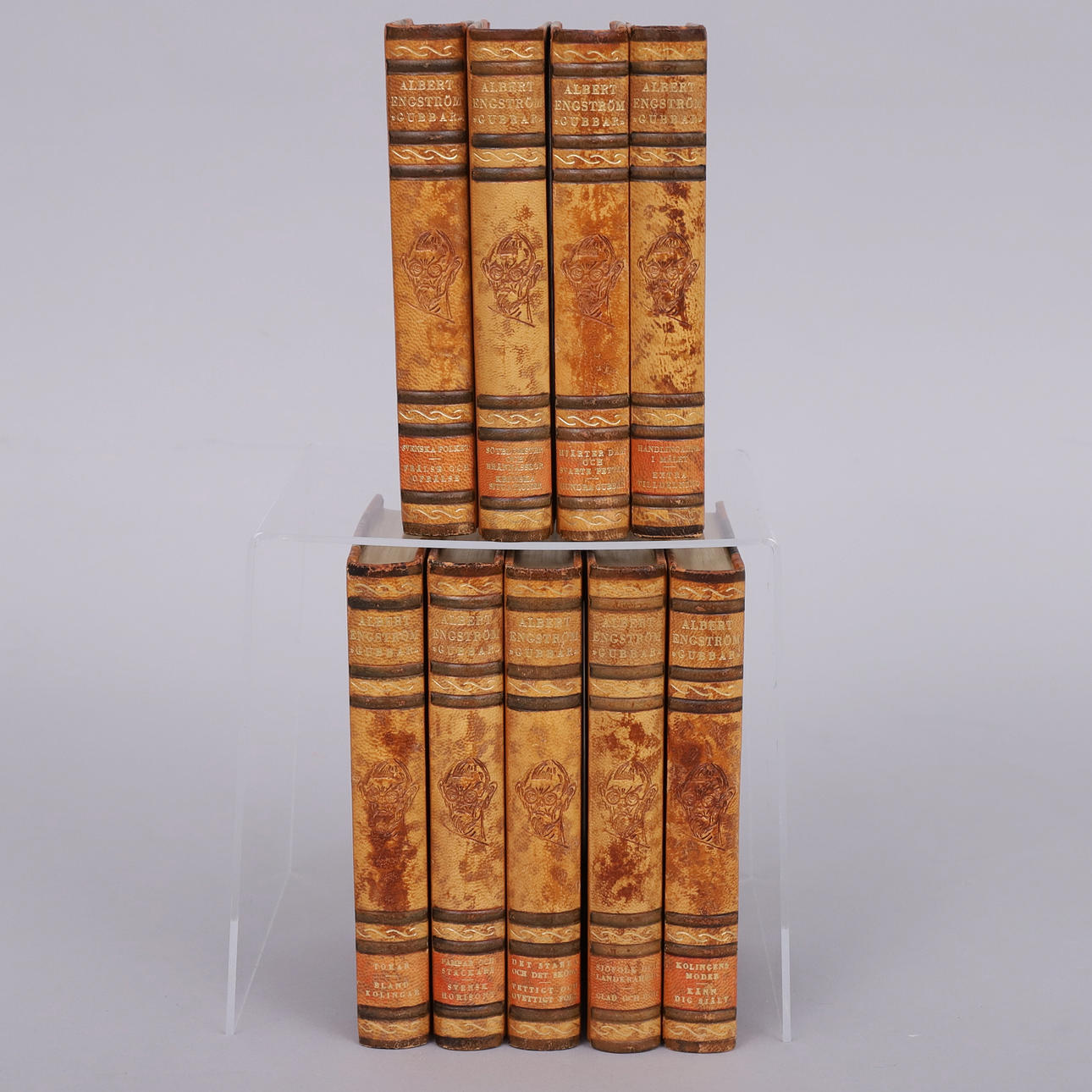 BÖCKER, 9 band, Albert Engströms Gubbar.