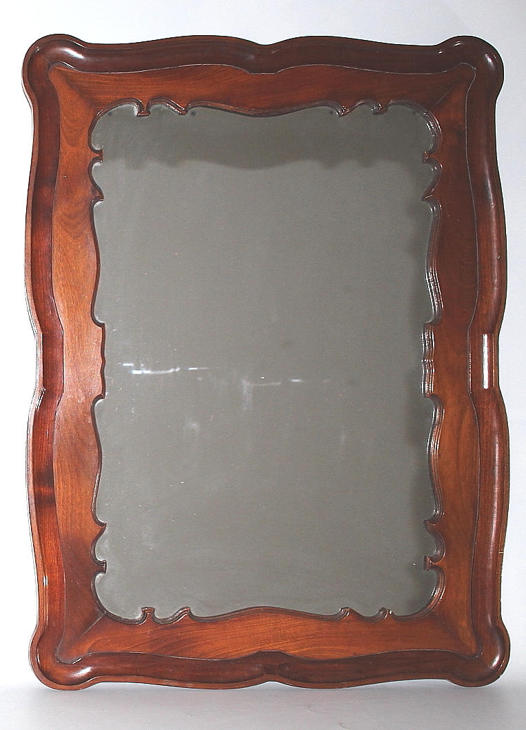 SPEGEL, med träram.