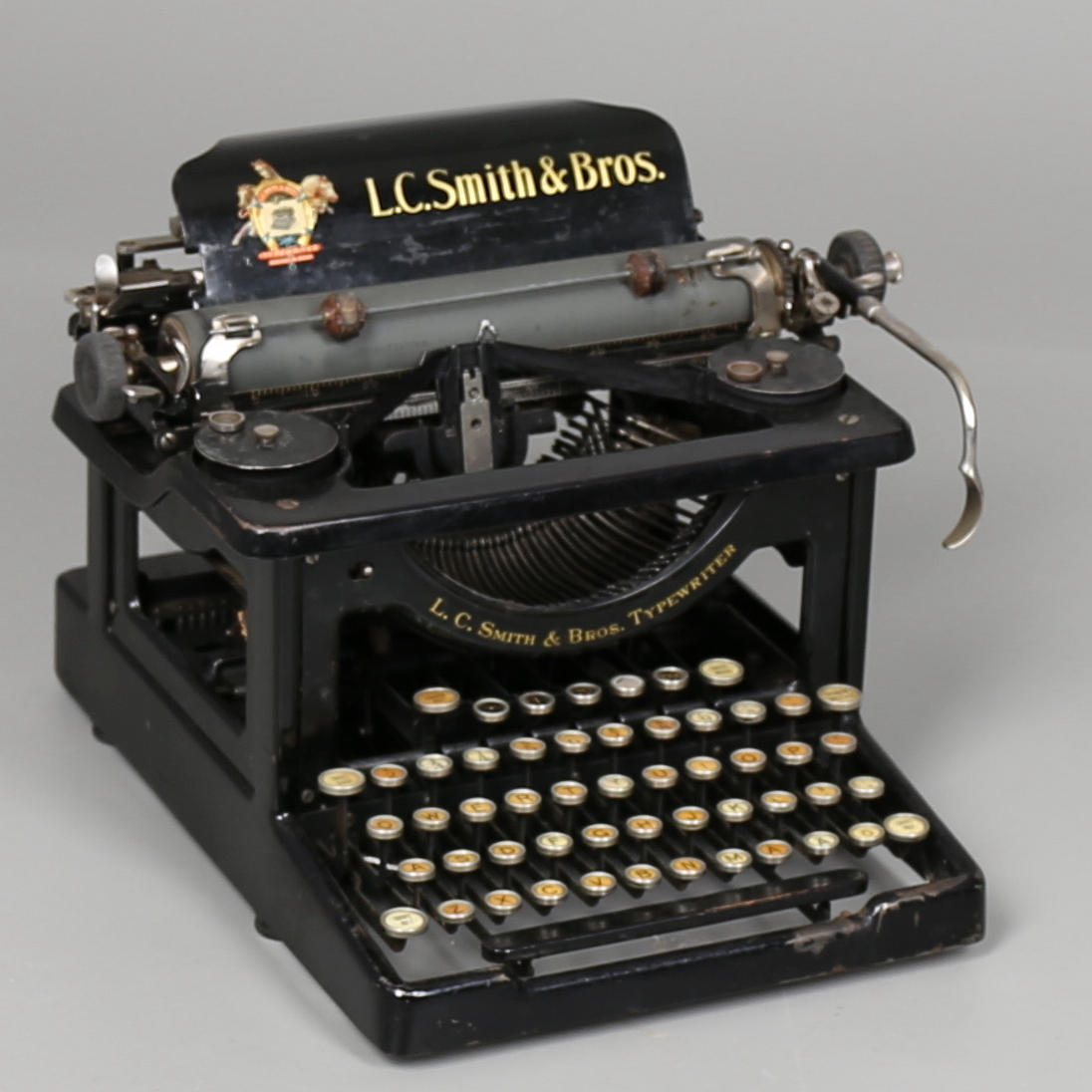 SKRIVMASKIN, L.C. Smith & Bros, USA, troligen från 1916.