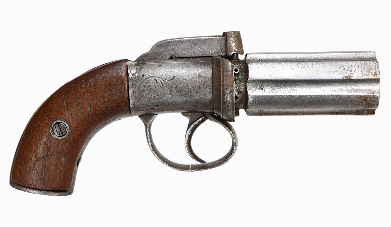 IMPACT LOCK REVOLVER, PEPPERBOX.
