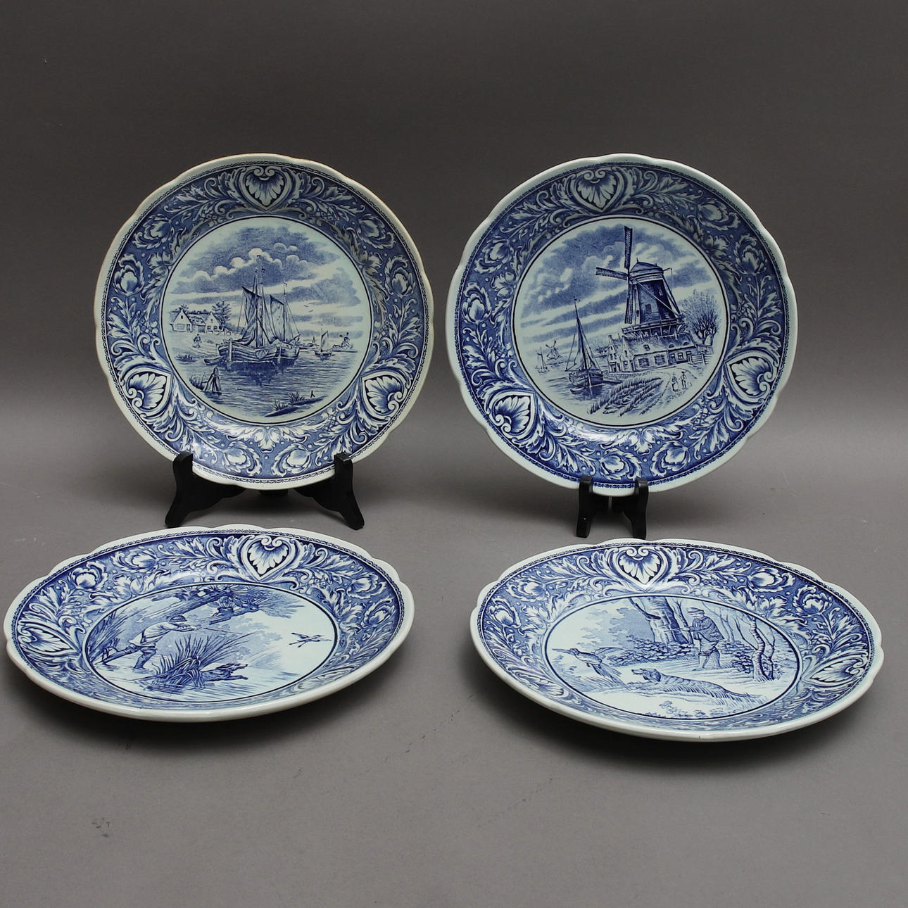 SAMLARTALLRIKAR, 4 st. Delfts Royal Sphinx.