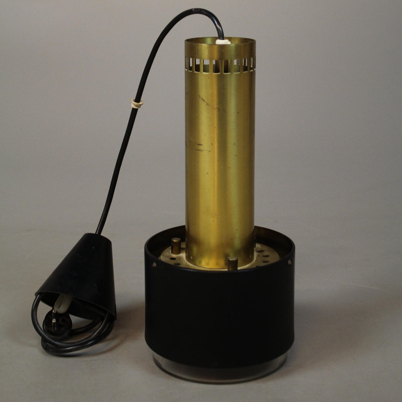 FENSTERLAMPE Messing/ Metall.