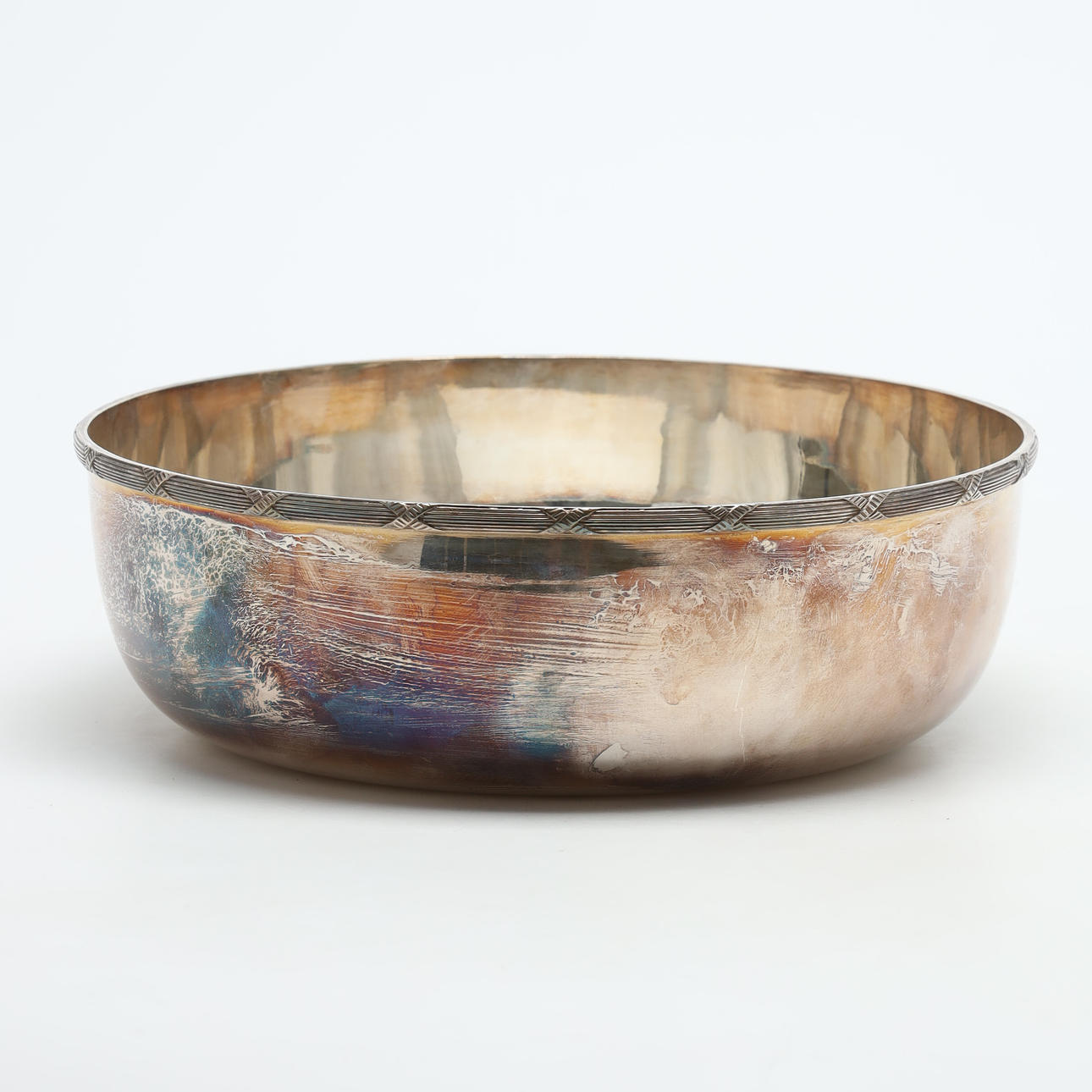 Champagne cooler, Monte Carlo, silver plate.