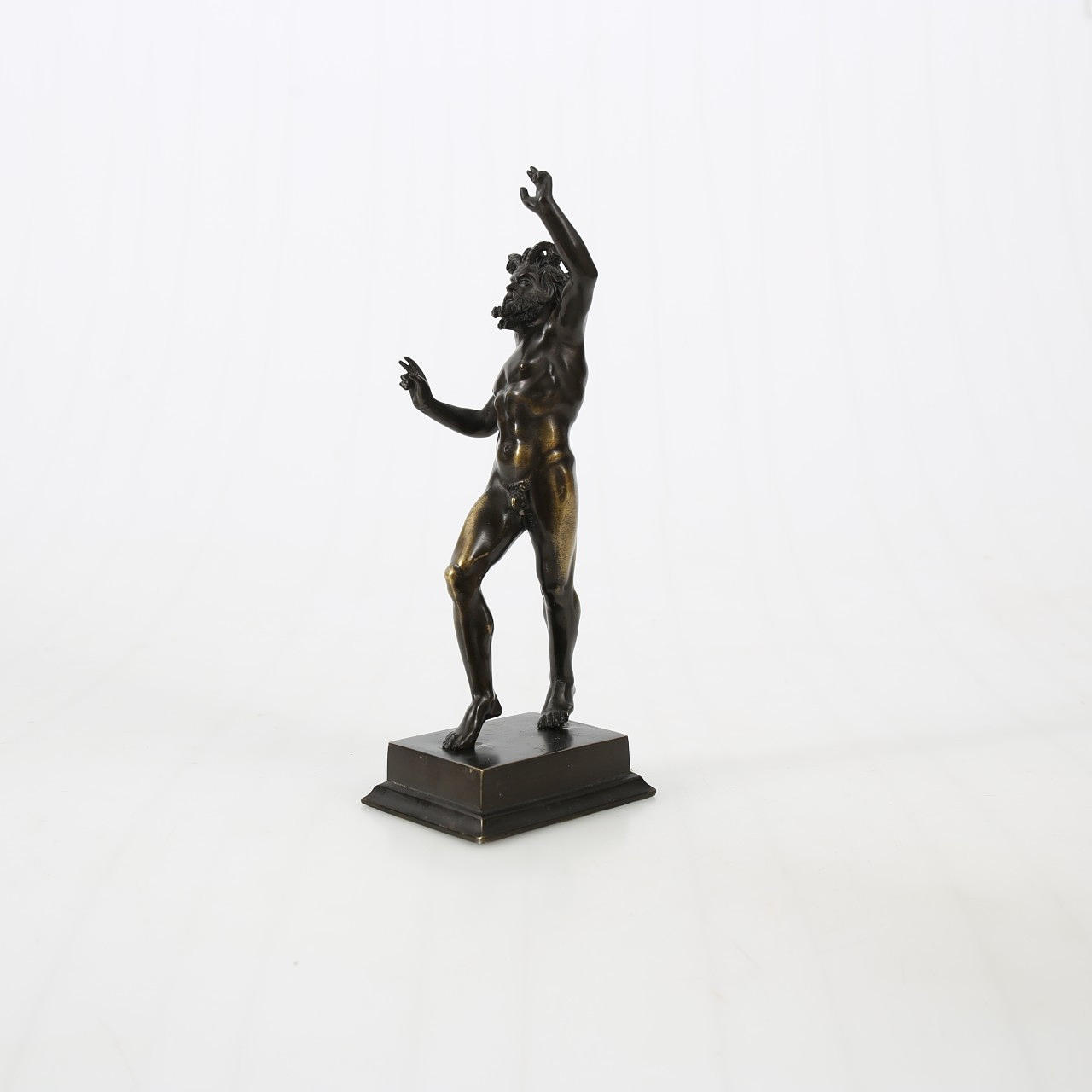 ESCULTURA, bronce, sátiro.