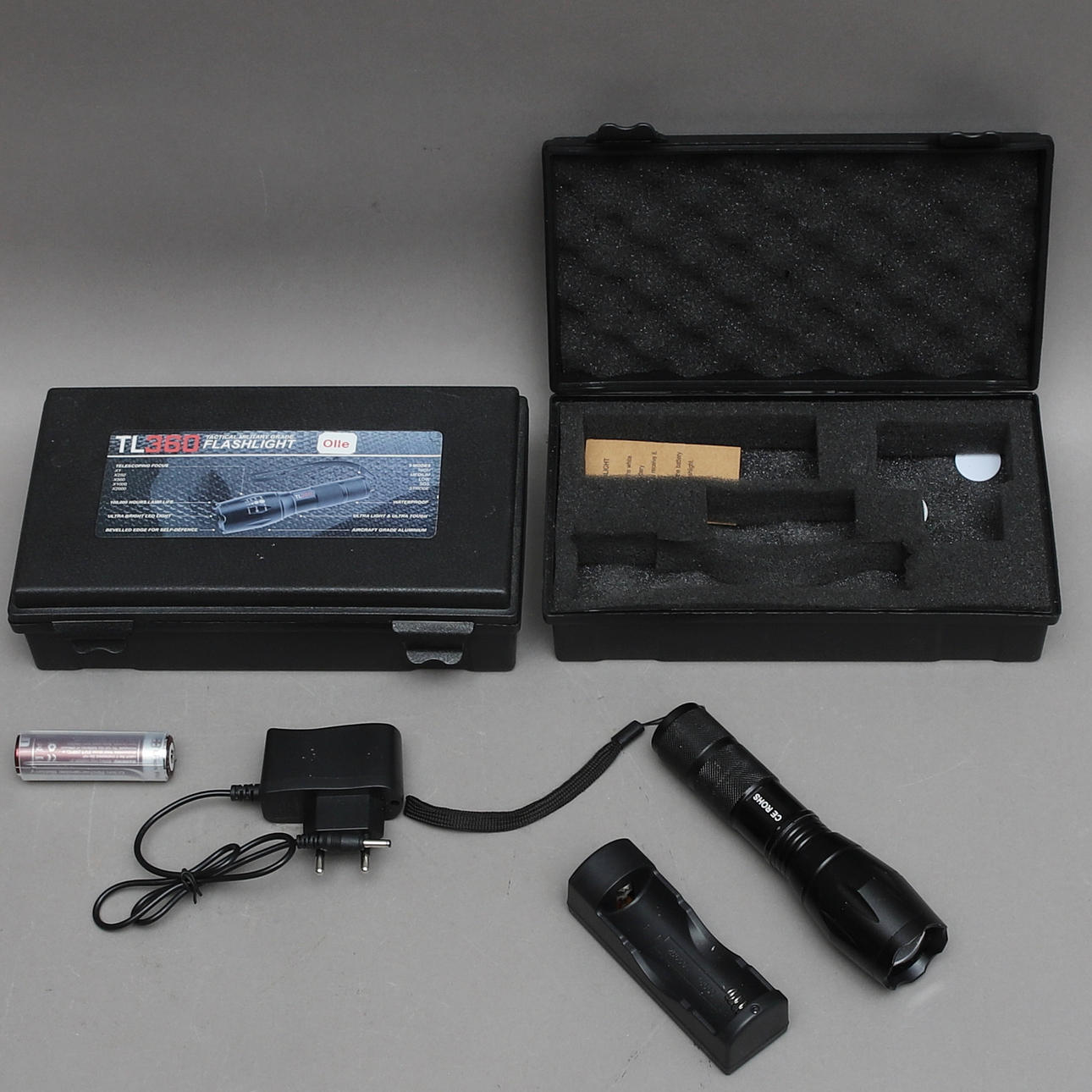 FLASHLIGHTS, TL 360, military quality flashlights.