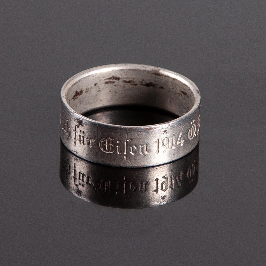 RING. Østrig-Ungarn, patriotisk ring 1914.