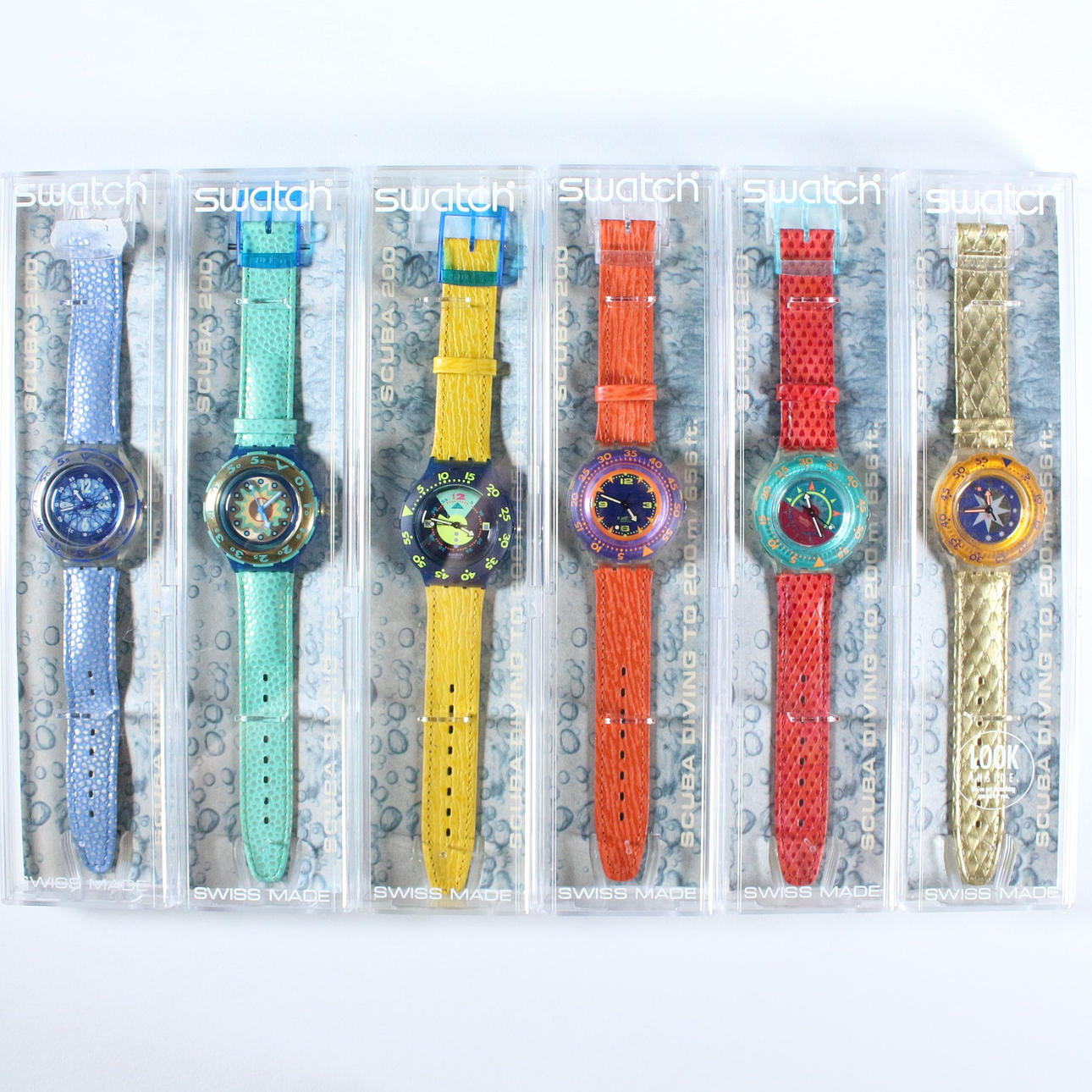 SWATCH Scuba 200. ia 'Divine', 'Golden Island' and 'En Vague', 6