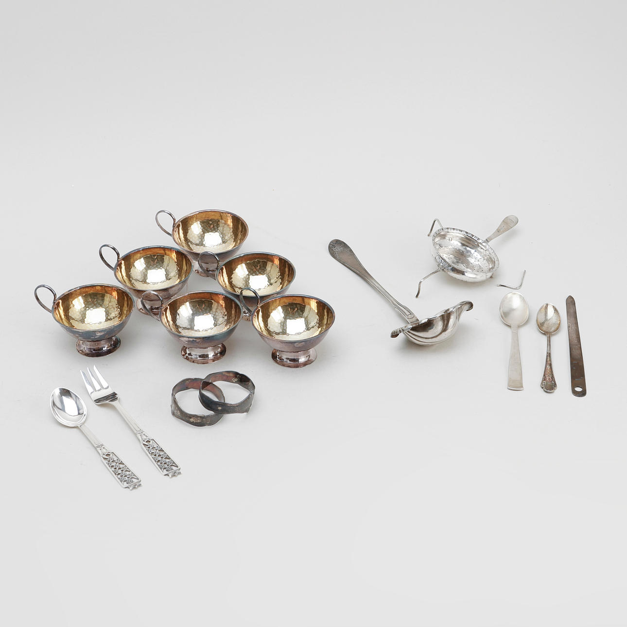 SILVER, 15 delar, vikt 325 gram.