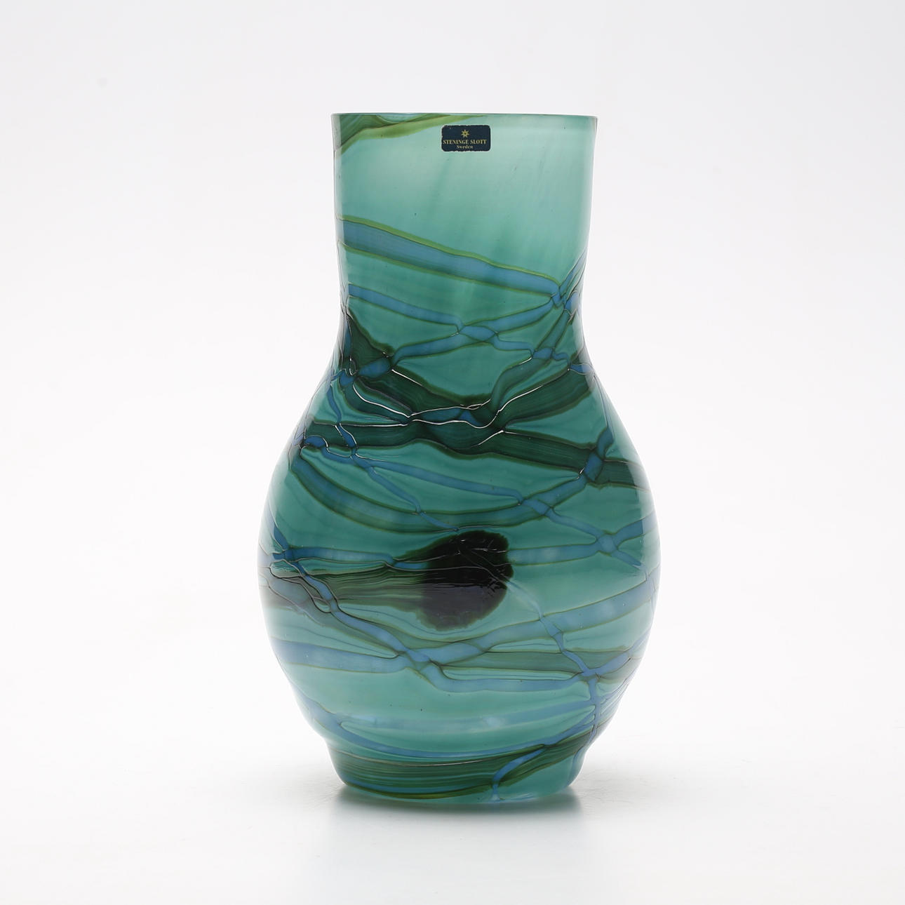 JARRON, vidrio, Castillo de Steninge.