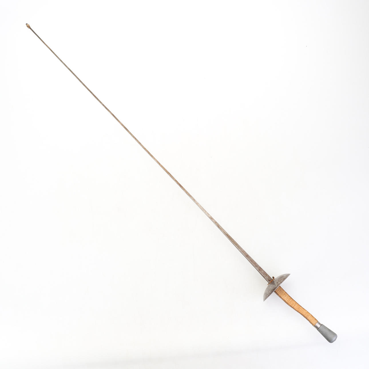 FLAUTA DE PRÁCTICA con hoja de estuco 1900.