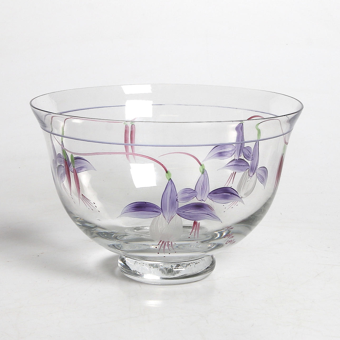 SKÅL, glas, "Poem", Ulrica Hydman Vallien, Kosta Boda. 1982.