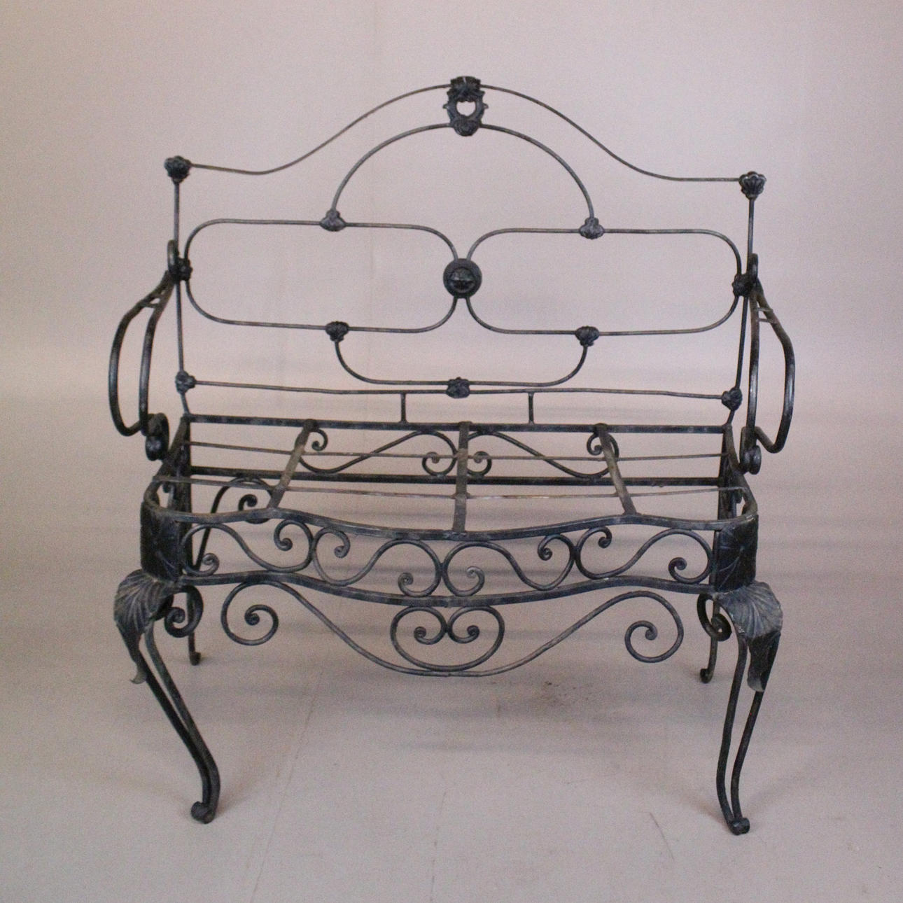 TRÄDGÅRDSSOFFA, metall.